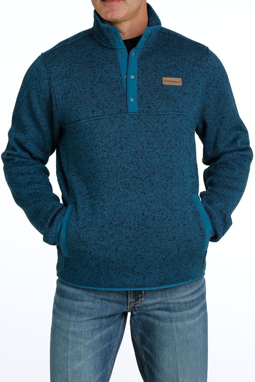 Cinch Jeans  Men's 1/4 Zip Pullover Sweater - Navy
