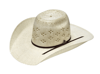 Ariat Hats Ariat Bangora Ivory Brown Straw Hat