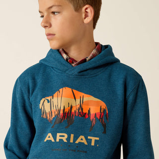 Ariat Boys Ariat Bison Plains Hoodie