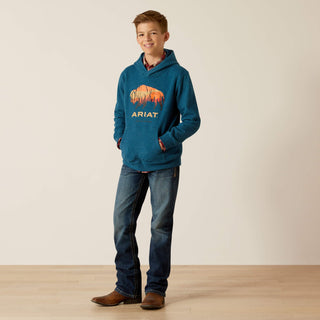 Ariat Boys Ariat Bison Plains Hoodie