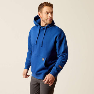 Ariat Men's Shirts Ariat Men's Rebar Graphic Hoodie Glacier Blue/Imperial Blue