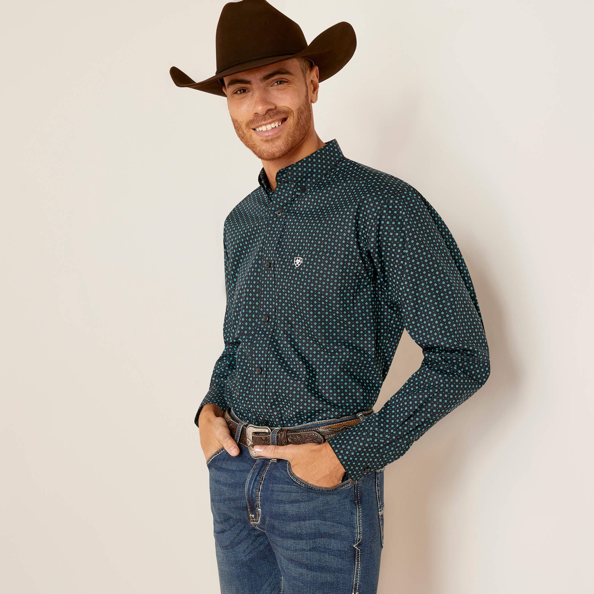 Men's Fitted Western Shirt | Little Bit Western S