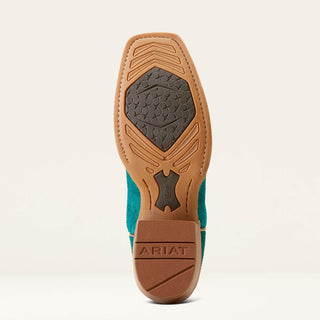 Ariat Boots Ariat Women's Derby Monroe Ancient Turquoise Roughout Western Boot