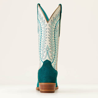 Ariat Boots Ariat Women's Derby Monroe Ancient Turquoise Roughout Western Boot