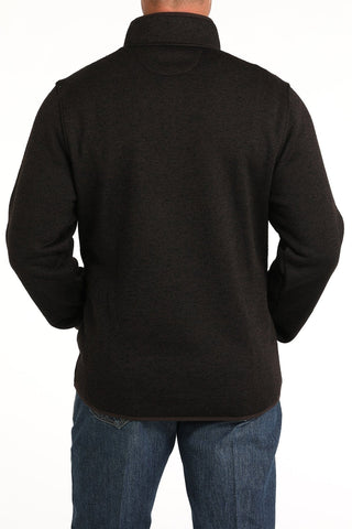 CINCH Men's Shirts Cinch Men’s Sweater Knit Pullover Brown