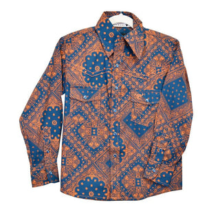 Cowboy Hardware Cowboy Hardware Boy’s Bandana Print Western Shirt