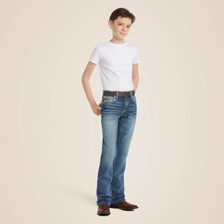 Cowboy Swagger Ariat Boys B4 Relaxed Fit Adjustable Waistband Jean