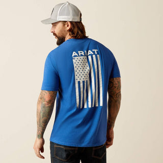 Cowboy Swagger Ariat Men’s Freedom SS T-Shirt Royal Heather