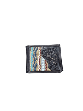 Cowboy Swagger Ariat Men’s Tooled Woven Rug Card case