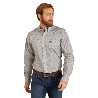 Cowboy Swagger Ariat Mens Gray with Black White Diamond