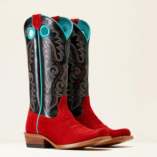 Cowboy Swagger Ariat Women's Futurity Boon Fiery Roughout/Inkwell