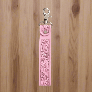 Cowboy Swagger Accesories Blooming Meadows Key Fob in Pink