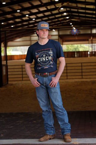 Cowboy Swagger Cinch Men’s Southwestern Logo Graphic Tee