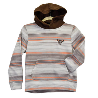 Cowboy Swagger Cowboy Hardware Toddler Desert Serape Hoodie Brown and Orange