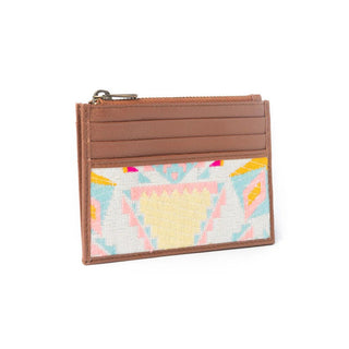 Cowboy Swagger Myra Pastel Desert Sunrise Credit Card Holder Spring Aztec