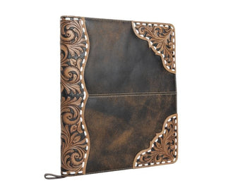 Cowboy Swagger Myra Quill and Scroll Leather Binder