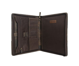 Cowboy Swagger Myra Quill and Scroll Leather Binder