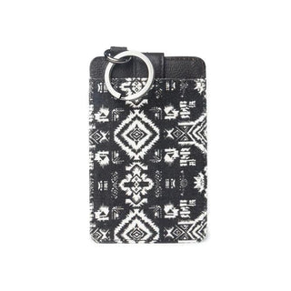 Cowboy Swagger Myra Taralongo Vista Credit Card Holder Black Aztec