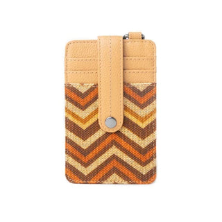 Cowboy Swagger Myra Taralongo Vista Credit Card Holder Brown Chevron