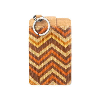 Cowboy Swagger Myra Taralongo Vista Credit Card Holder Brown Chevron