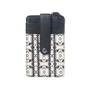 Cowboy Swagger Myra Taralongo Vista Credit Card Holder White Aztec