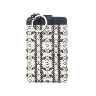 Cowboy Swagger Myra Taralongo Vista Credit Card Holder White Aztec