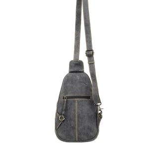 Cowboy Swagger Myra Western Ford Sling Bag in Coal