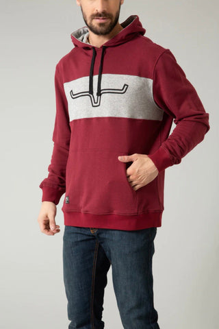 Kimes Ranch Kimes Men’s Ripon Hoodie Burgundy