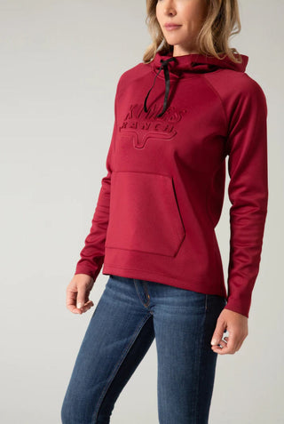 Kimes Ranch Kimes Women’s Sedona Bossed Hoodie Wine