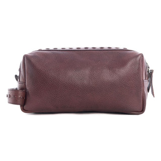 Myra Handbags Myra Mens Ruff Trail Toiletries Bag Red Russet