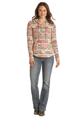 Panhandle Panhandle Aztec Print Lightweight Hoodie