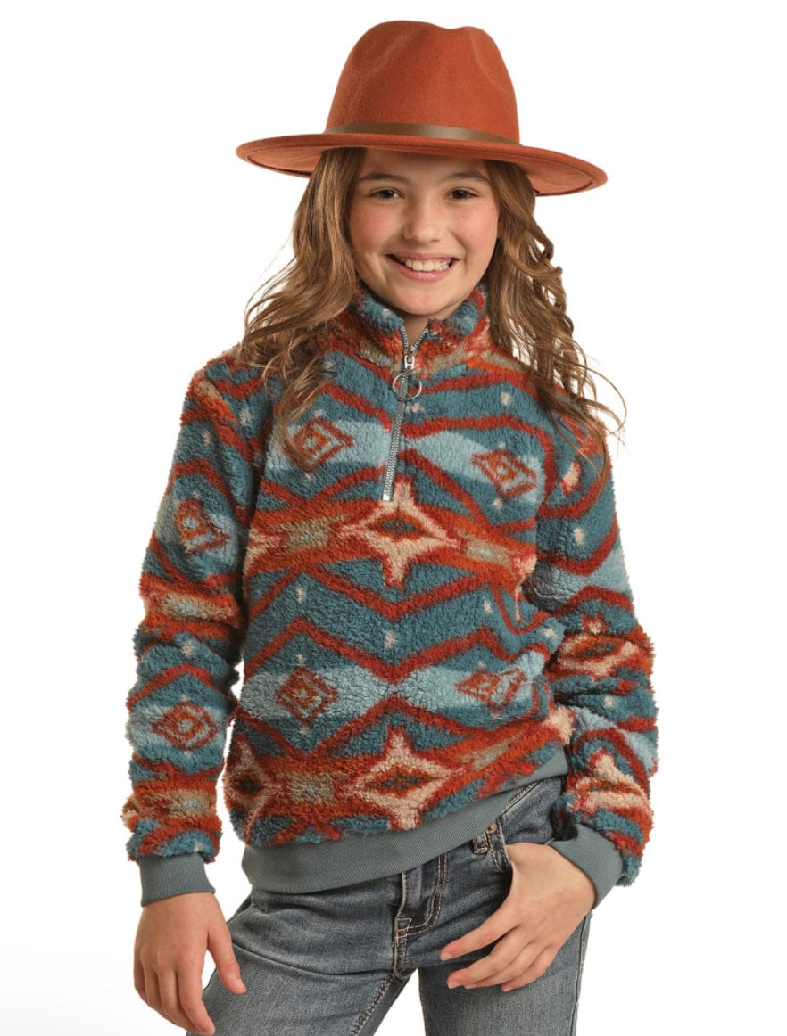 Sherpa sweater kids hot sale