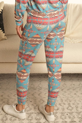 Rock & Roll Rock & Roll Women’s Aztec Print Jogger