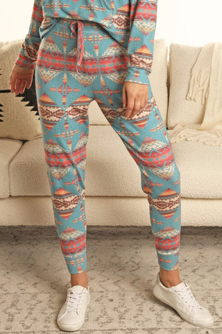 Rock & Roll Rock & Roll Women’s Aztec Print Jogger