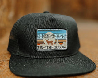 The Whole Herd Hats Senor Sunset Patch Cap