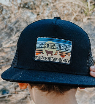 The Whole Herd Hats Senor Sunset Patch Cap