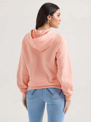 Wrangler Wrangler Retro Women’s Peach Logo Hoodie