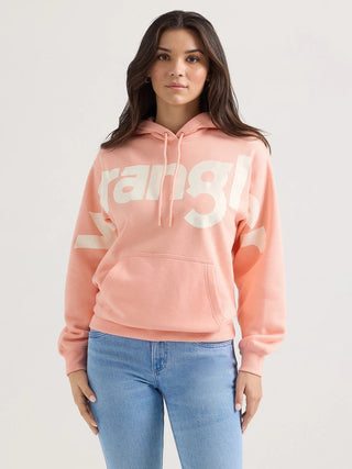 Wrangler Wrangler Retro Women’s Peach Logo Hoodie