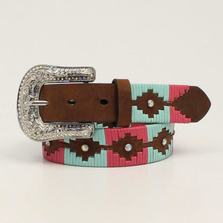 Cowboy Swagger Angel Ranch Girl’s Southwestern Pattern Belt