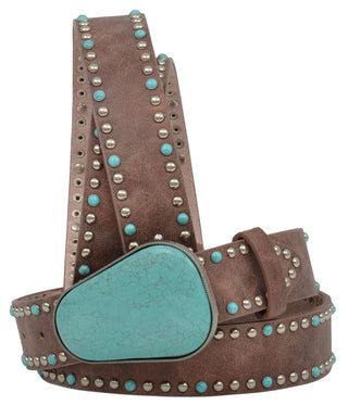 Cowboy Swagger XLarge Angel Ranch Silver & Turquoise Belt