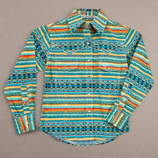 Cowboy Swagger Shirts & Tops XS Girls Vintage Aztec Print Western Shirt