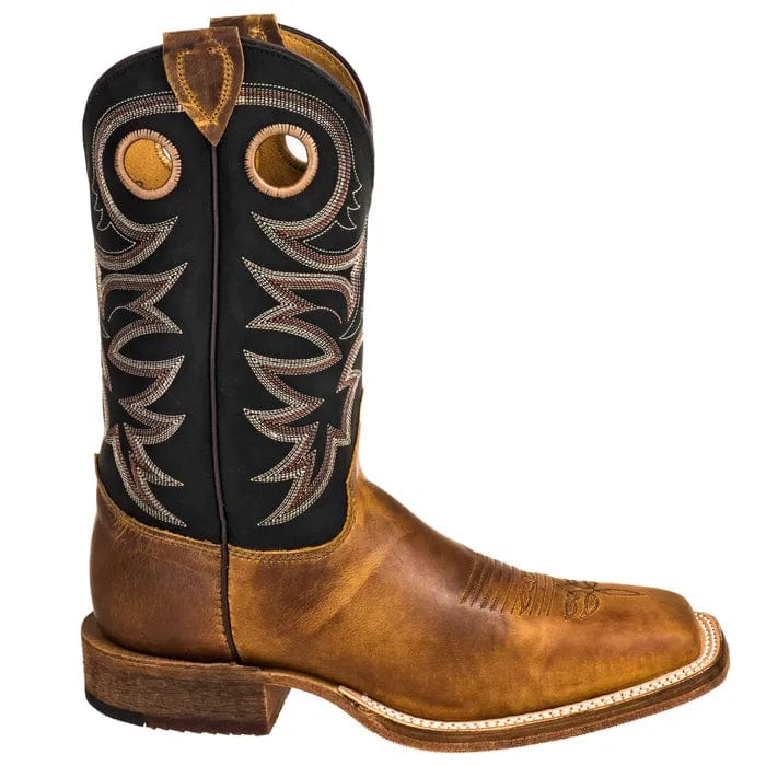 Justin mens cowboy boots square clearance toe