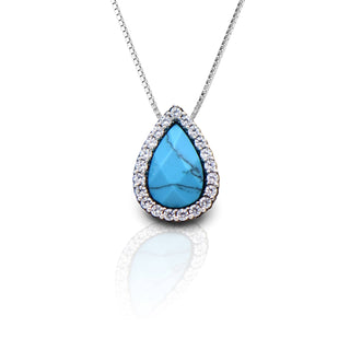 Cowboy Swagger KH Turquoise Teardrop Pendant