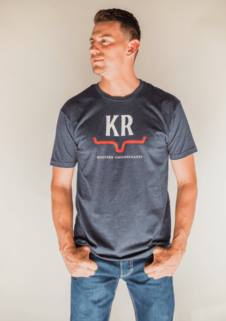 Cowboy Swagger Shirts & Tops Kimes Rise Navy Tee