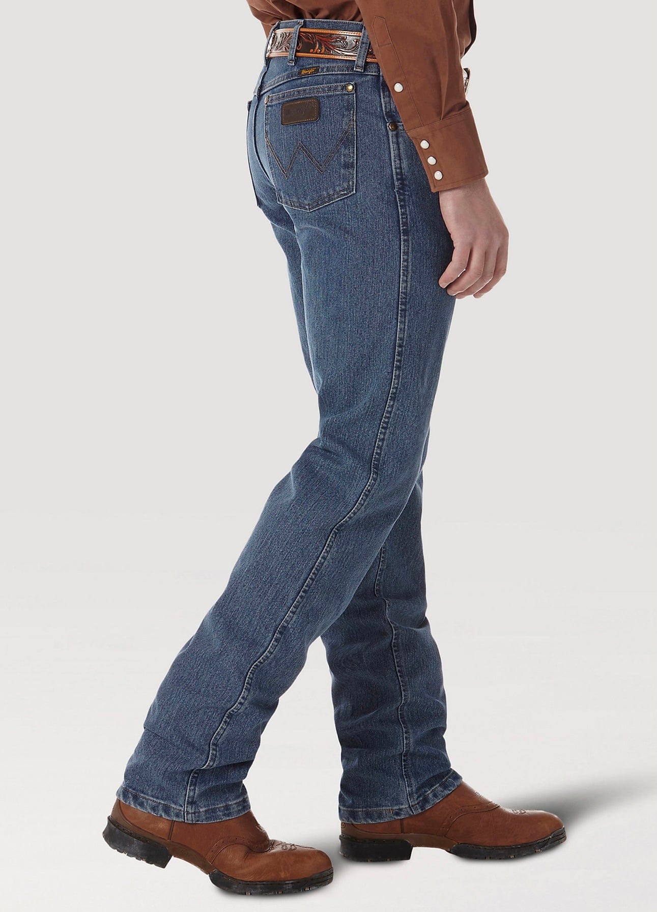 Wrangler Cowboy CutÂ® Men's Advance Comfort Stone Bleach Jeans