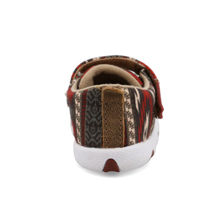 Cowboy Swagger Shoes Twisted X Hooey Driving Moc - Red Aztec