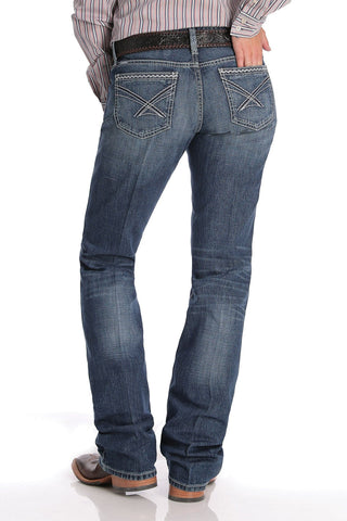 Cowboy Swagger Pants Women’s Cinch Ada Medium Stone Relaxed Fit Jean