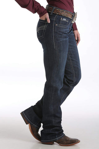 Cowboy Swagger Pants 26/1 / L Women’s Relaxed Fit Ada Jean - Dark Stonewash