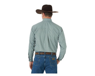 Cowboy Swagger Shirts & Tops Wrangler Men’s George Strait Long Sleeve Button Down Shirt