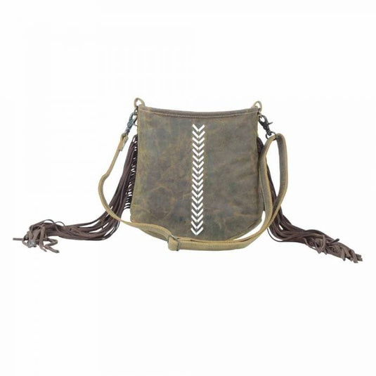 Myra Rug & Hairon Flap Messenger Bag